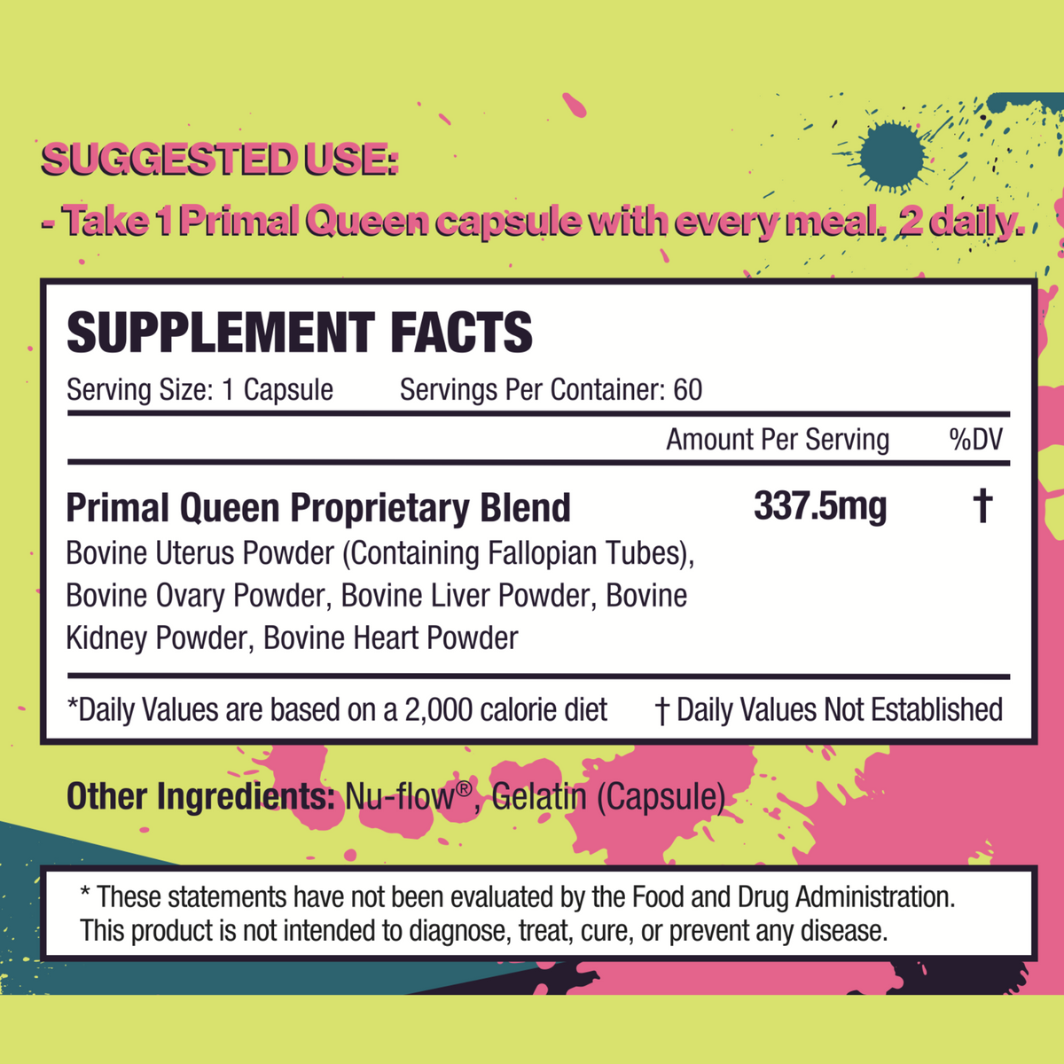 Primal Queen Beef Organ Superfood - 30 Day Refill