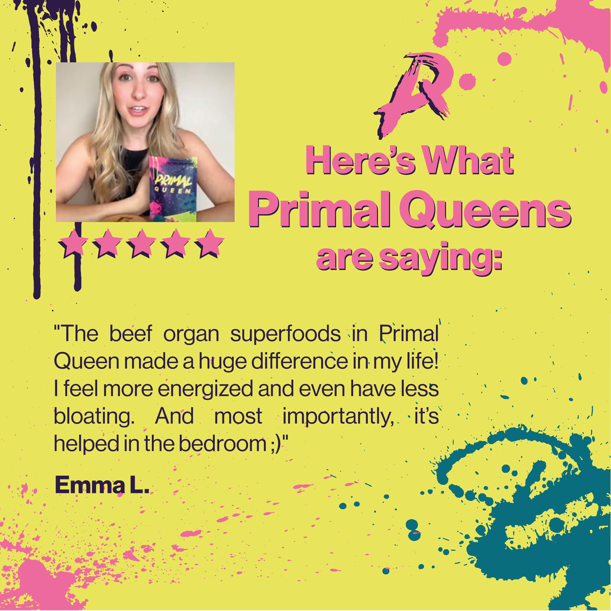 Primal Queen Beef Organ Superfood - 30 Day Refill